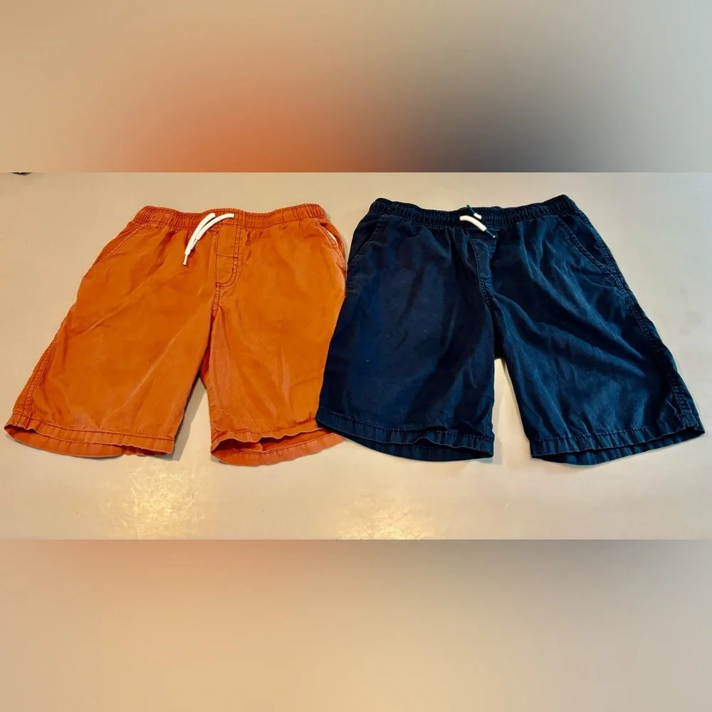 Cat & Jack Navy Blue and Nantucket Red (Brick color)Shorts kids XL 14- Two pair - Picture 6 of 6
